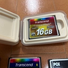 CF（コンパクトフラッシュ）　初期化済　6枚　transcend外の画像