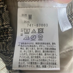 ワールド『チェック柄ズボンM』の画像