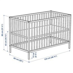 IKEA ベビーベッドの画像