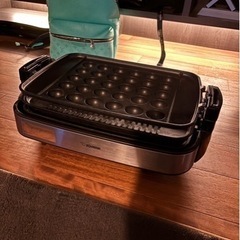 ホットプレート　たこ焼き　焼肉　象印の画像