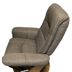 美品 ニトリ パーソナルチェア リクライニング 回転  1人掛けソファ オットマン付きの画像