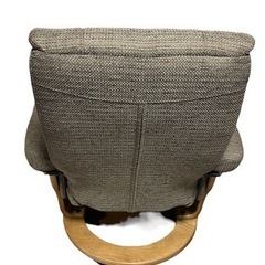 美品 ニトリ パーソナルチェア リクライニング 回転  1人掛けソファ オットマン付きの画像