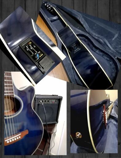 ☆値下げしました☆エレアコ♪☆ARIA☆ Elecord FET-500E BLS