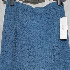 (ス)タグ付き新品未使用　Lサイズ　スカイブルー　濃水色　レディース　タイトスカート　スリット　春夏物　の画像