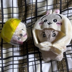 ねこのかぶりものちいかわ交換の画像