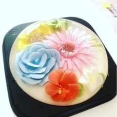 フラワーゼリーアート体験教室の画像