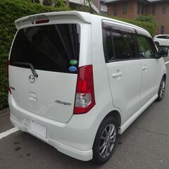 込プライス１７万円 ＡＺ－ワゴン ＸＳリミテッドⅡ(MJ23S) １オーナー 修復無し ワゴンＲＯＥＭ パールホワイト プッシュスタート スマートキー 本車検２年受渡し 機関良好の画像