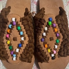 チュバスコ ビーズサンダル 24.5cm