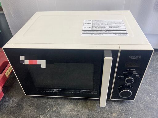 ☆中古￥7,500！HITACHI　電子レンジ　家電　2021年製　HMR-TR221-Z6型　【BD191】