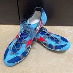 美品】クロノオニキス2 ターコイズ×レッド 27.0㎝