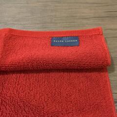 【取引決定】ラルフローレン 赤色ハンカチの画像