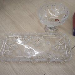 新品未使用 超激安特価 高級クリスタル ガラス 輸入 食器 かき氷 デザート 皿 プレートの画像