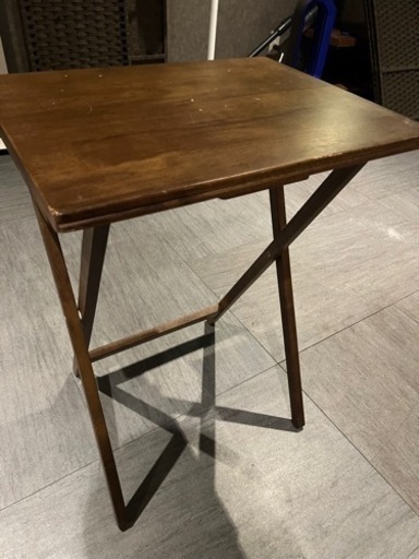 家具 折りたたみテーブル2セット