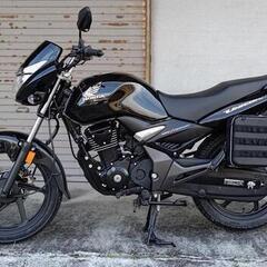 ほぼ新車！CB160ユニコーンABS走行4km2022年ETC USB グリップヒーター サイドバッグ 自賠責保険付きで すぐに乗れます！の画像