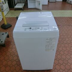 ID 182929　洗濯機4.5K　東芝　２０２２年　AW-45M9（W) ID 182929 洗濯機4.5K 東芝 2022年 AW-45M9（W)