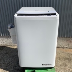 洗濯機　全自動電気洗濯機　8kg  HITACHI BEATWASH 2018年製　BW-V80CE6 　付属品、取説あり　動作確認済み　中古