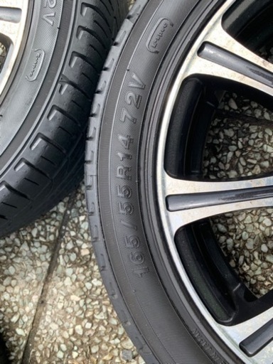 軽自動車に165/55R14