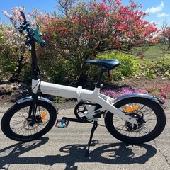 引取限定 群馬 HIMO Z20 電動アシスト 自転車 バッテリー 20インチ 6段シマノ変速 折りたたみ 電動自転車の画像