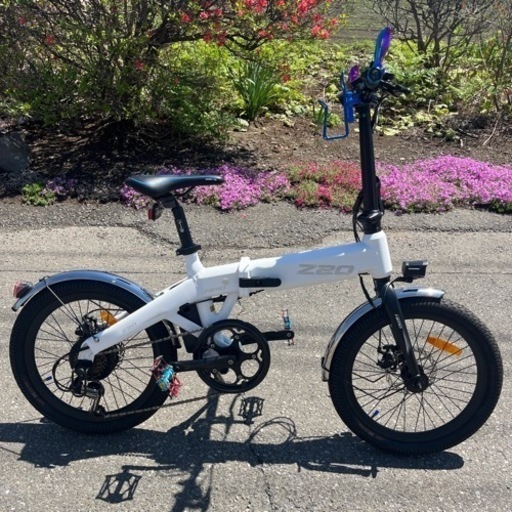 引取限定 群馬 HIMO Z20 電動アシスト 自転車 バッテリー 20インチ 6段シマノ変速 折りたたみ 電動自転車