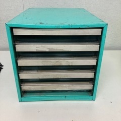 中古 レターケース5段 収納 スチール コクヨ