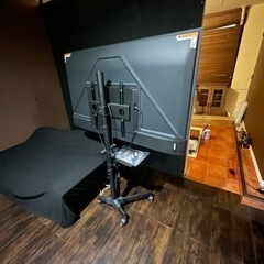 TCL 55型　テレビ　テレビ台付き　　の画像
