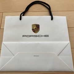 PORSCHE ポルシェ ショッパー 紙袋　ブランド　厚紙　高級自動車の画像