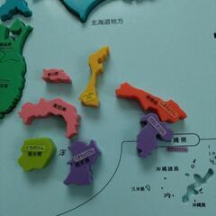 くもん日本地図パズル　知育玩具の画像