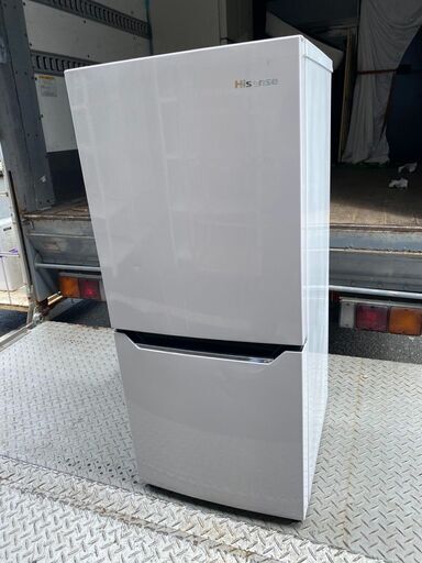 ハイセンス 【右開き】130L 2ドアノンフロン冷蔵庫 エディオンオリジナル パールホワイト HR-D1302