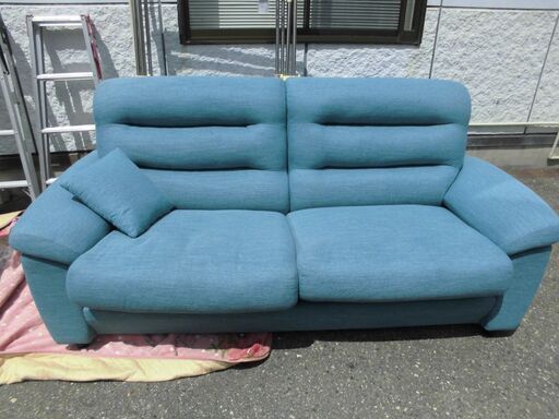 JM18537)2人掛けソファー soft 幅：約200cm 高さ：約88cm 奥行：約90cm  座面高さ：約45cm 中古品【取りに来られる方限定】