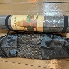 ヨガマット 新品リバーシブル キャリーバック＆バンド付き