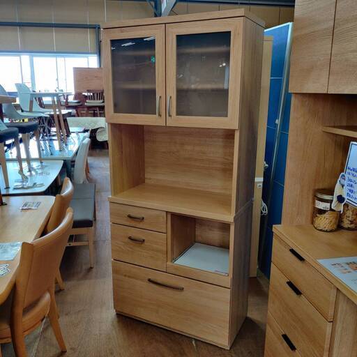 【愛品倶楽部柏店】NITORI  2枚扉キッチンボード コパン80KB