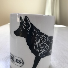 オオカミ　マグカップ（niko and...）の画像