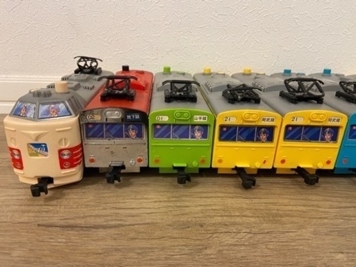 WAMY ワミー 当時物ドアあきでんしゃシリーズ 13両 ＋3台　おもちゃ ミニカー