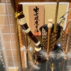 出世破魔弓 破魔矢 総桐ケース 狭山清玉 五月人形 五月の節句 端午の節句 コンパクトサイズ 小さめ の画像