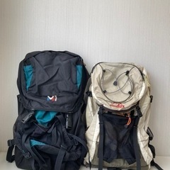 登山リュック2個！ミレー、マウントダックス