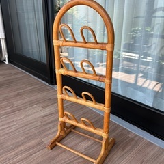 あげます。木製スリッパ立て