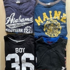 薄長Tシャツ4枚セット　男の子160の画像