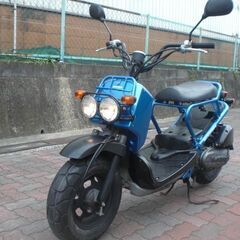 AF58 ズーマー キャブ車 ブルーメタリック 前後タイヤ/バッテリー/ベルト/シート等新品パーツ多数交換済みの画像