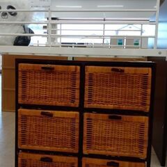 ★ジモティ割あり★  チェスト ダークブラウン H72×D30×...