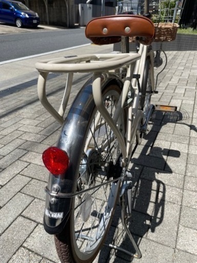 引き渡し決まりました！女の子　20インチ　白　キッズ　おしゃれ自転車 クロスバイク