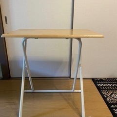 ニトリ　折りたたみ　机の画像