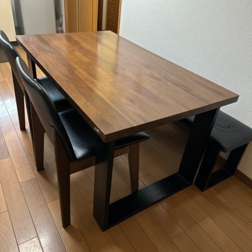 家具 ダイニングテーブル4点セット