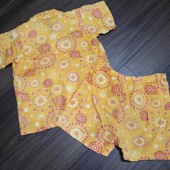 子供　甚平　90cm　花火の画像