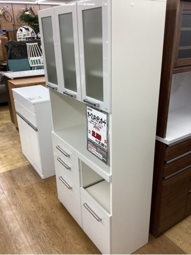 KD-62【新入荷　リサイクル品パモウナ　オープンキッチンボード　白】