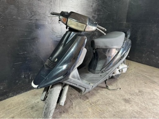 ★支払総額4.0万円★走行テスト済み！書類完備！スズキ アドレスV100 CE13A 激安小型！2スト！オイル交換必要なし！CE13型！リアスポ！通勤通学に♪