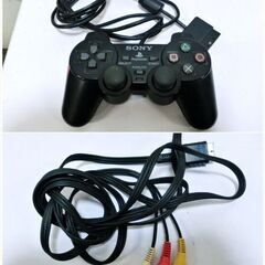 ソニー プレイステーション2(SCPH-90000)コントローラー＆ソフト9点セット 動作良好　ファイナルファンタジー　ディズニー他　SONYの画像