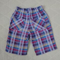 【120サイズ】半ズボン(チェック)の画像