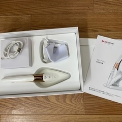 【値下げしました】スキンアイロン SKIN IRON 美顔 美肌 温感ケア 韓国 美顔器 美容グッズ 首 小顔　アイロン led 充電 充電式 ガルバニック マイクロカレント 毛穴 全身 フェイスケア たるみ ブランド マッサージ スキンケア フェイスライン No2727の画像