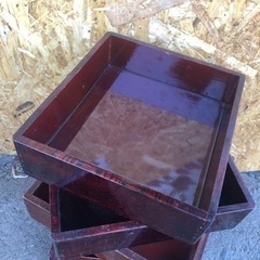 木製御重？小物入れの画像