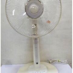 東芝　リビング扇　扇風機　羽根径30㎝　F-LR6　動作良好　ゆっくり風　4枚羽　リモコン付き　TOSHIBA